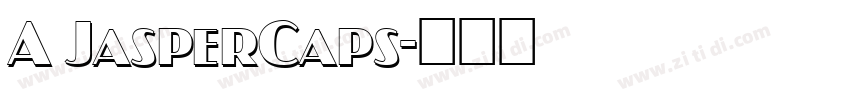 A JasperCaps字体转换